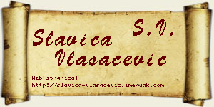 Slavica Vlasačević vizit kartica